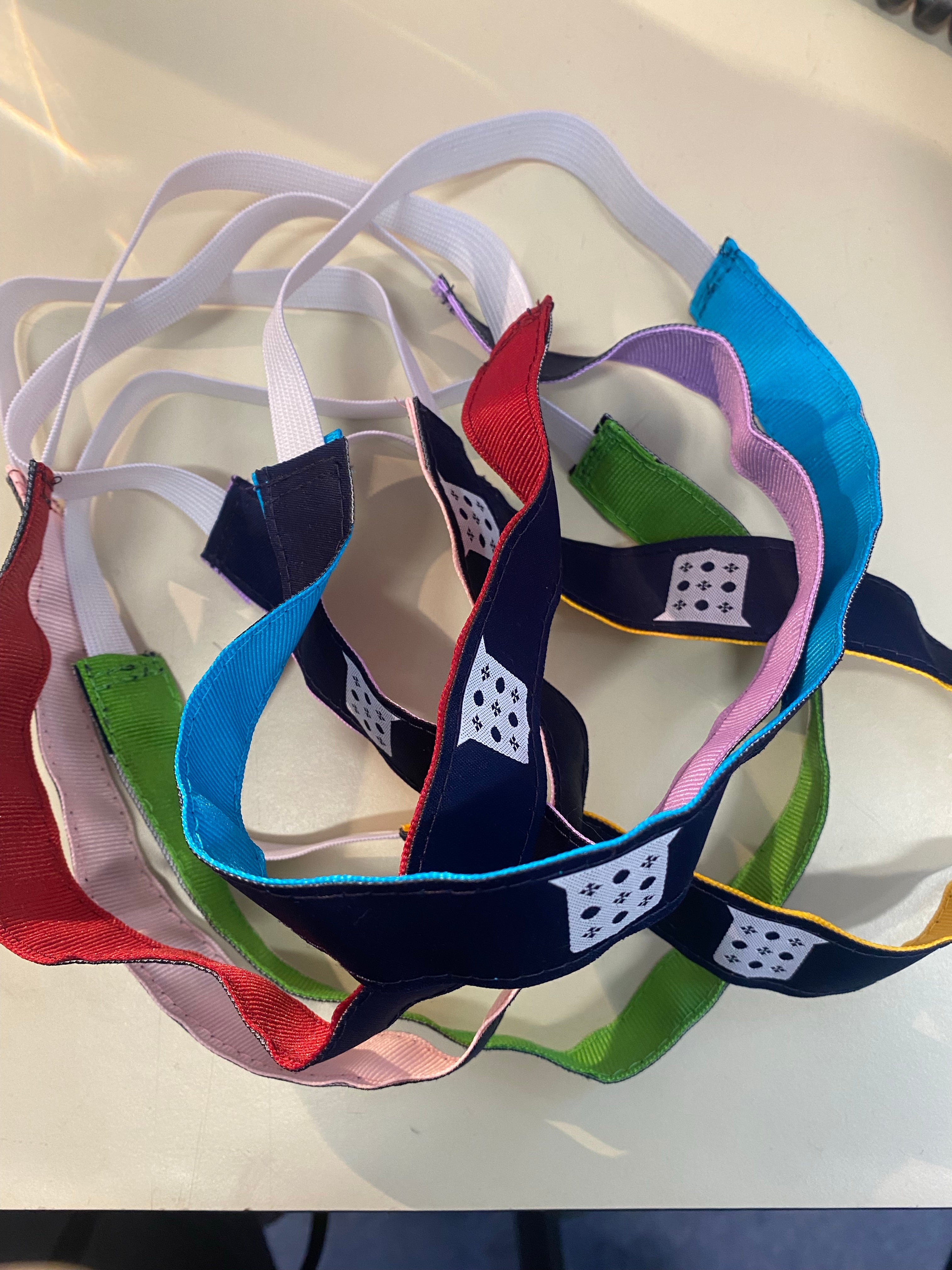 CCB Ribbon Headband w/ Elastic Back